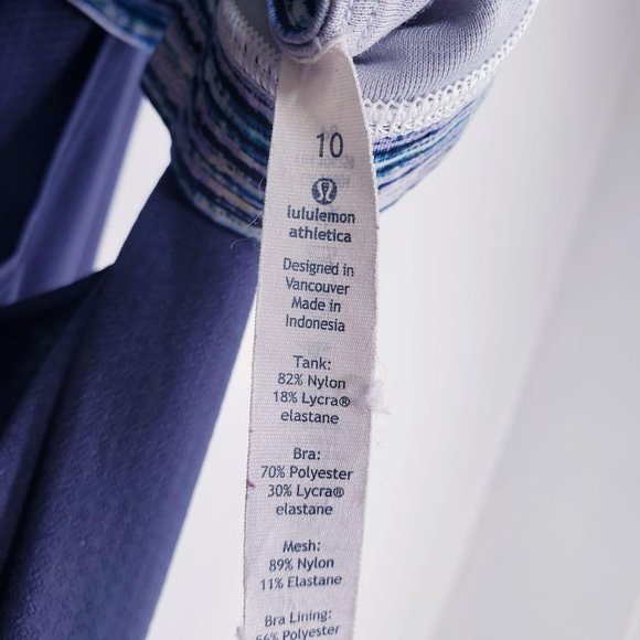 Lululemon Athletica Navy Blue Ready & Go Tank Top - Picture 10 of 11